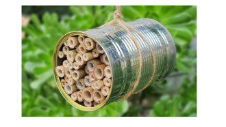 Bug Hotel in a tin can